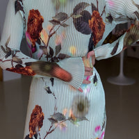 JULIA HEUER LEE PLEATED TOP IN EDWARD GREEN