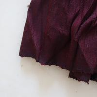 NONG RAK WRAP SNAP PLEATED CONTRAST SKIRT