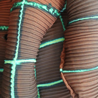 JULIA HEUER JOHAN HANDPLEATED COAT IN N HARALD