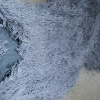 ANIGIG LAZY DAY FEATHER LONG DRESS