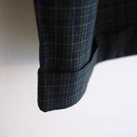 MERYLL ROGGE WORKER DRAWSTRING CHINO NAVY CHECK