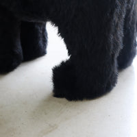 DITZ DESIGNS BLACK BEAR FOOT STOOL