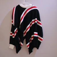 ADAM JONES ONE SLEEVE SCARF JUMPER