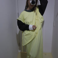 MERYLL ROGGE DRAPED T-SHIRT DRESS WITH SHIRT SLEEVE