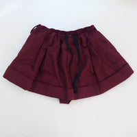 MERYLL ROGGE MINI WORKWEAR SKIRT BURGUNDY