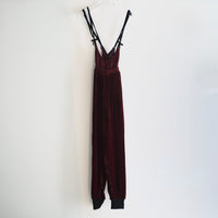 TRANSE PARIS SILK VELVET PANTS