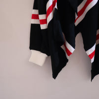 ADAM JONES ONE SLEEVE SCARF JUMPER