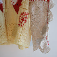 VAVA DUDU EMBROIDERY CARDIGAN YELLOW