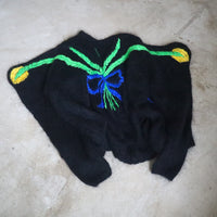 SOFIO GONGLI FLOWER KNIT CARDIGAN "G"