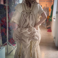 ANIGIG TULLE GATHERED BACKPACK