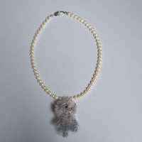 MINITURE FLUFFY BEAR “WHITE”