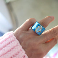 IMAGO RING AQUA MARINE