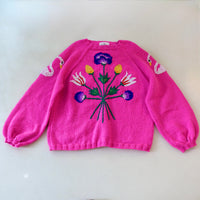 SOFIO GONGLI PULLOVER KNIT PINK