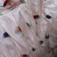 YUHAN WANG FLORAL CHIFFON SMOCK DRESS WITH SLIP