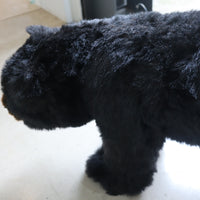 DITZ DESIGNS BLACK BEAR FOOT STOOL