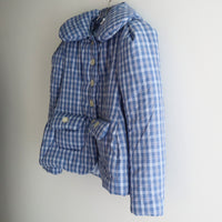 YUHAN WANG CHECK PUFFER JACKET