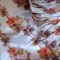 MERYLL ROGGE LONG SLIPSKIRT W/RUFFLES