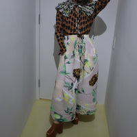 JULIA HEUER KENZA HAND PLEATED SKIRT IN EDWARD PINK