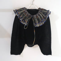 JULIA HEUER WINNIE PLEATED COLLAR IN HELGE