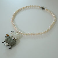 ANIGIG SECRET ANIMAL PEARL NECKLACE