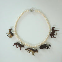 ANIGIG SECRET ANIMAL PEARL NECKLACE
