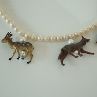 ANIGIG SECRET ANIMAL PEARL NECKLACE