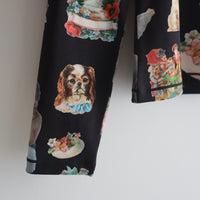 CHOPOVA LOWENA SNIPPETS FITTED JERSEY TOP