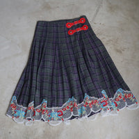 CHOPOVA LOWENA MISSISH KILT KNEE SKIRT