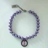 CHOPOVA LOWENA PURPLE PEARL NECKLACE