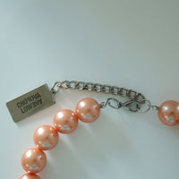 CHOPOVA LOWENA ORANGE PEARL NECKLACE