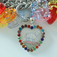 CHOPOVA LOWENA SHOPAHOLIC CARABINER NECKLACE