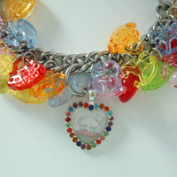 CHOPOVA LOWENA SHOPAHOLIC CARABINER NECKLACE
