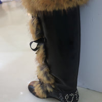 CHOPOVA LOWENA FUR BOOTS