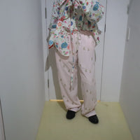 MIKIOSAKABE EMBROIDE RY FLAT PANTS