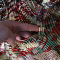 JULIA HEUER HANDPLEATED KENZA SKIRT IRIDESCENTJIM