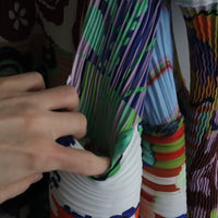 <EXCLUSIVE>JULIA HEUER PHOEBE HANDPLEATED DRESS