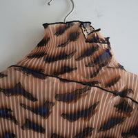 <EXCLUSIVE>JULIA HEUER LASSE PLEATED TOP FRED