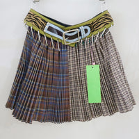 CHOPOVA LOWENA COTTON MINI CARABINER SKIRT