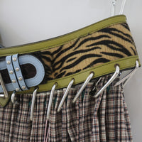 CHOPOVA LOWENA COTTON MINI CARABINER SKIRT
