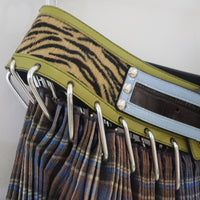 CHOPOVA LOWENA COTTON MINI CARABINER SKIRT