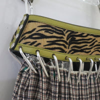 CHOPOVA LOWENA COTTON MINI CARABINER SKIRT