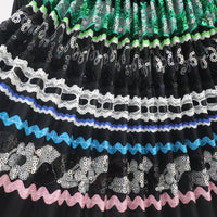 CHOPOVA LOWENA STARBRITES MINI CARABINER SKIRT