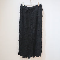 FACON JACMIN JULIA LONG SKIRT WITH FRINGE