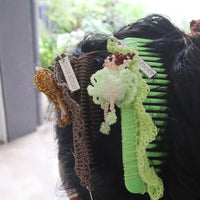 LOU DE BÈTOLY HAIR COMB LIME GREEN