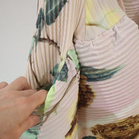 JULIA HEUER MAYA HANDPLEATED DRESS IN EDWARD