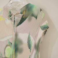 JULIA HEUER MAYA HANDPLEATED DRESS IN EDWARD
