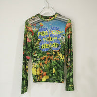 MERYLL ROGGE FITTED T-SHIRT WITH LONG SLEEVES