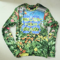 MERYLL ROGGE FITTED T-SHIRT WITH LONG SLEEVES