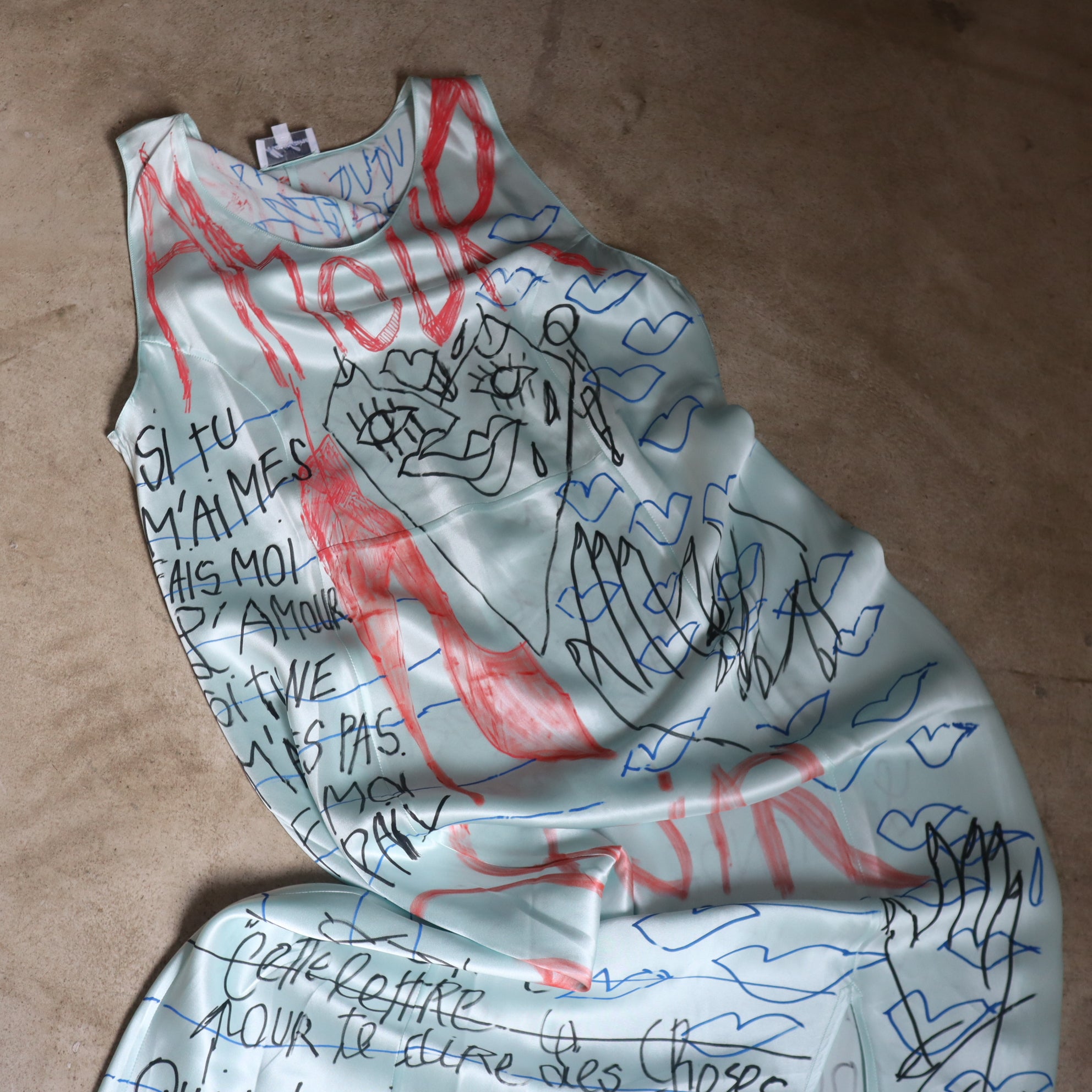 VAVA DUDU PAINTED DRESS – GIGINA