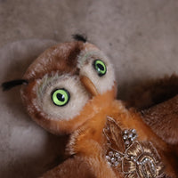 ANIGIG ANIMAL FLUFFY SHOULDER BAG"OWL”